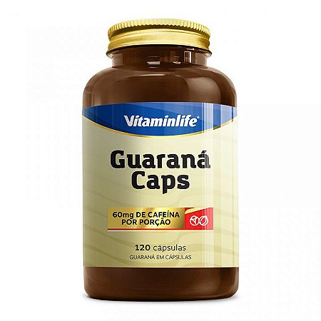 GUARANÁ 120 CÁPSULAS - VITAMINLIFE