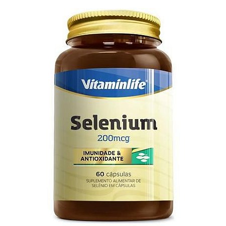 SELENIUM 60 CÁPSULAS - VITAMIN LIFE