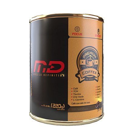 PREMIUM COFFEE 220 GRAMAS - MUSCLE DEFINITION