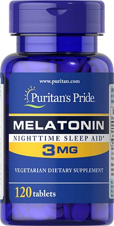 MELATO| 3 MG |120 TABLETS - PURITANS PRIDE