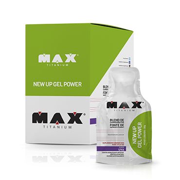 NEW UP GEL POWER 30 GRAMAS C/ 10 UNIDADES - MAX TITANIUM