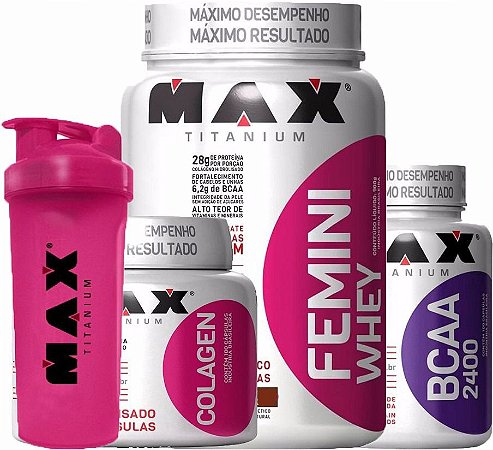 COMBO FEMINI WHEY - MAX TITANIUM