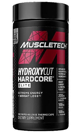 HYDROXYCUT|  HARDCORE  ( 100 CAPSULAS) - MUSCLETECH