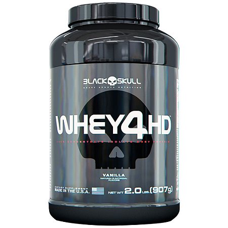 WHEY 4HD 907 GRAMAS - BLACK SKULL