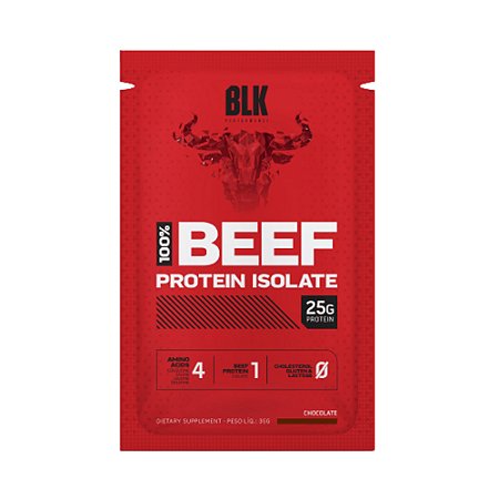 PROTEINA BEEF PROTEIN ISOLATE SACHÊ 35 GR (CHOCOLATE) -  BLK PERFORMANCE