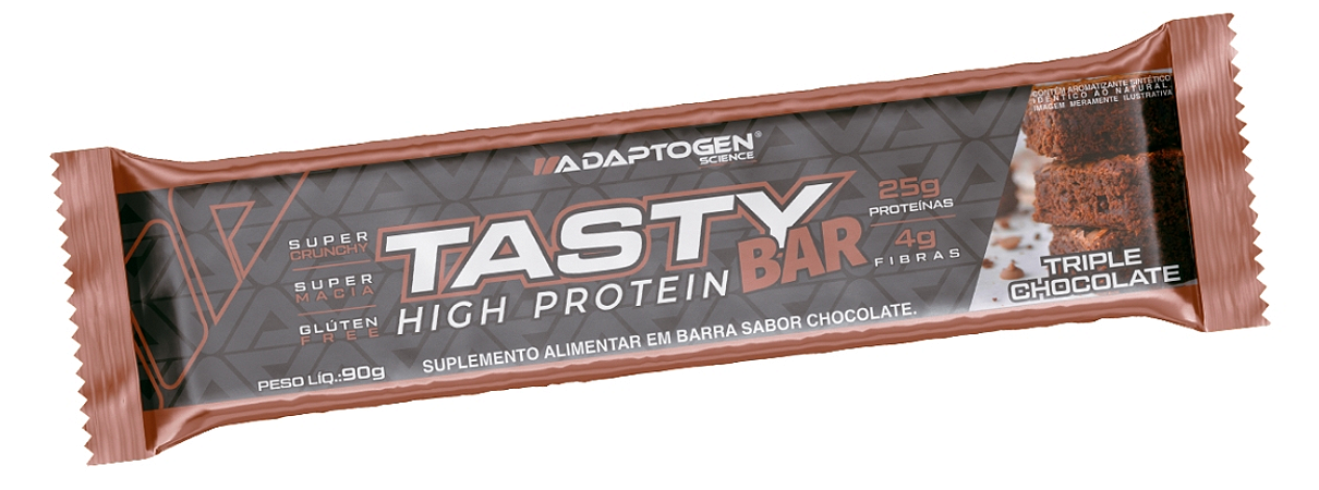 TASTY BAR 90 GR TRIPLE CHOCOLATE - ADAPTOGEN