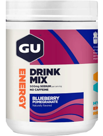 GU DRINK MIX - SABOR BLUEBERRY - POTE COM 840G