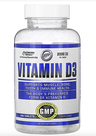 VITAMINA D3 2.000 UI 100 CAPS - HITECH