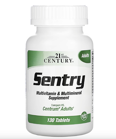 SENTRY MULTIVITAMINICO CENTRUM ADULTS 130 TABLETS - 21ST CENTURY (07/2025)