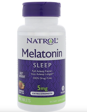 MELATONINA 5MG SLEEP EXTRA STRENGHT 90 TABLETS - NATROL