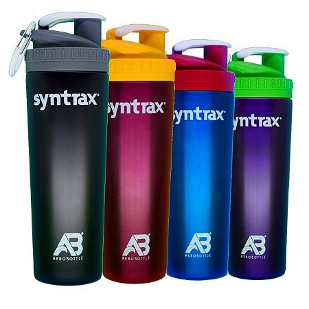 SHAKER AEROBOTTLE EM ALUMÍNIO 800 ML - SYNTRAX