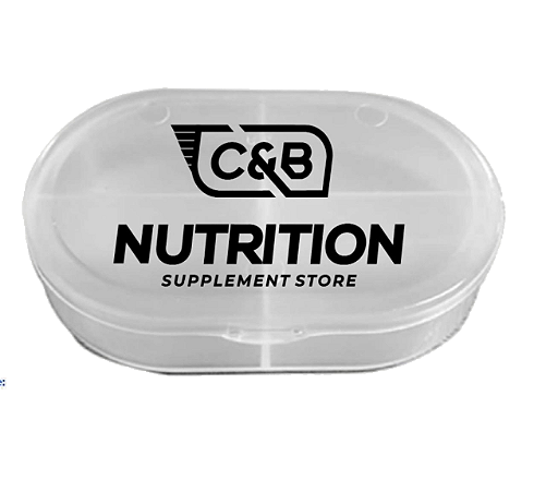 PORTA CAPSULA 4 COMPARTILHAMENTOS - C&B NUTRITION