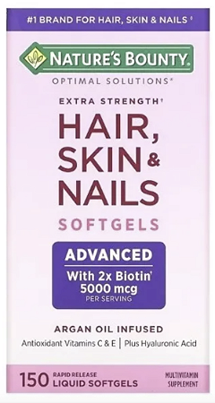 HAIR SKIN E NAILS 150 SOFTGELS - NATURES BOUNTY