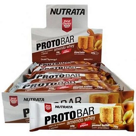 CAIXA PROTO BAR 8 UNIDADES 70 GR - NUTRATA