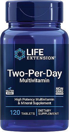 TWO PER DAY 120 TABLETS - LIFE EXTENSION