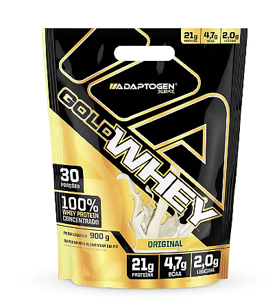 REFIL GOLD WHEY 900 GR (COCO) - ADAPTOGEN