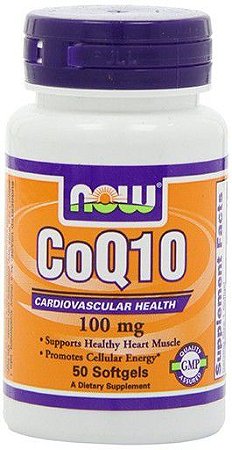 COQ10 100 MG 50 SOFGELS - NOW FOODS