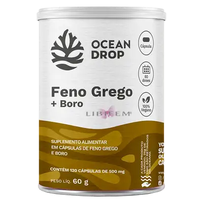FENO GREGO+BORO LIBIFEM 120 CAPSULAS 500 MG - OCEAN DROP