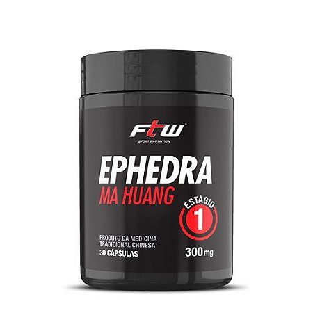 E PHE DRA MA HUANG 300 MG 30 CÁPSULAS - FTW SPORTS NUTRITION