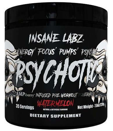 PRÉ-TREINO PSYCHOTHIC BLACK 35 DOSES - INSANE LABZ