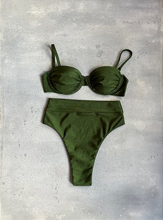 Sable hot pant verde militar