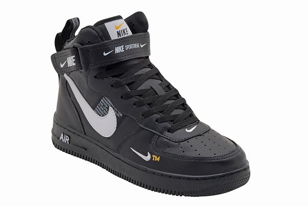 Bota Nike TM Air Force - Preto - Pimenta Shoes