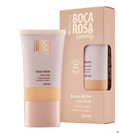 Base Matte Boca Rosa - Cor 3 Francisca