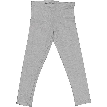 calça legging cinza mescla