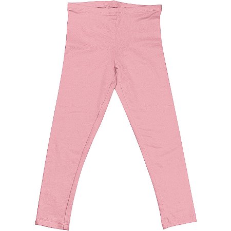 calça legging infantil rosa
