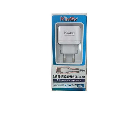 Carregador Celular Kingo V8 2,1A