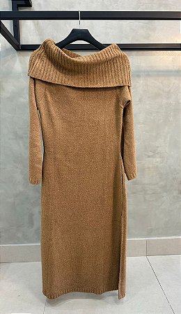 Vestido de Trico Ombro a Ombro Ramona