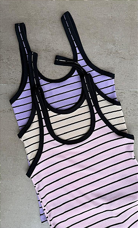 Regata malha ribana Lara