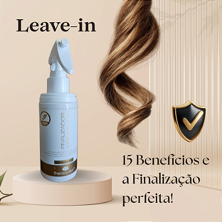 LEAVE-IN - Finalizador 15 EM 1 com proteção Térmica