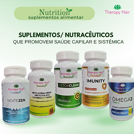KIT DE SUPLEMENTOS/NUTRACÊUTOS - BRINDE: GUIA SAÚDE INTEGRATIVA EM PDF