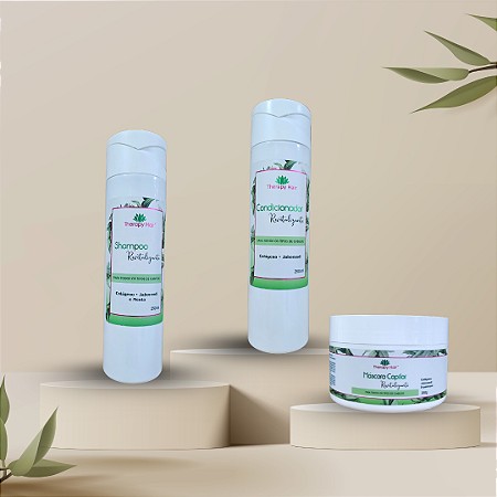LINHA CAPILAR REVITALIZANTE - Shampoo, Condicionador e Máscara