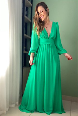 Vestido Longo Sweet Verde