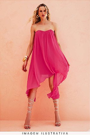 Vestido Curto Havana pink