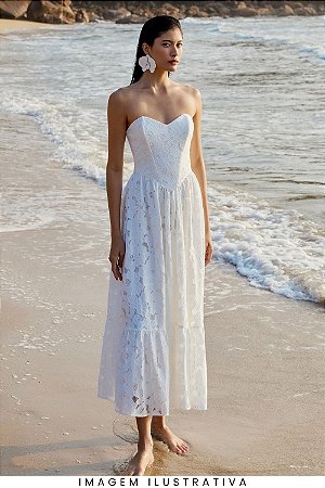 Vestido Oceanic off-white