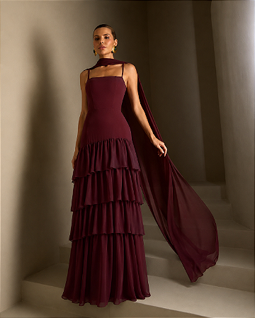 Vestido Capa Tereza