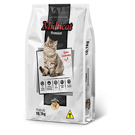 Ração Multicat Premium Gatos Castrados Frango e Arroz