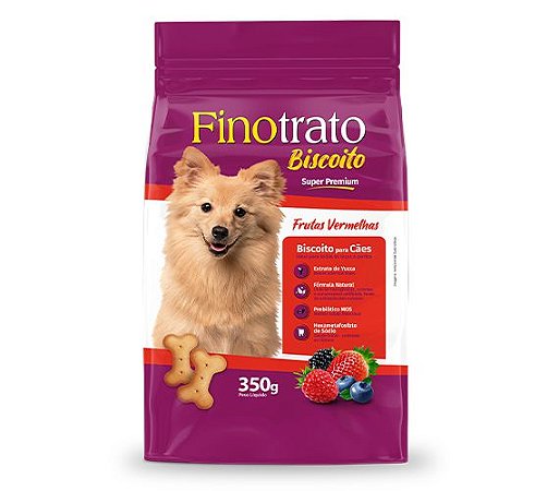 Finotrato Biscoito Frutas Vermelhas para Cães