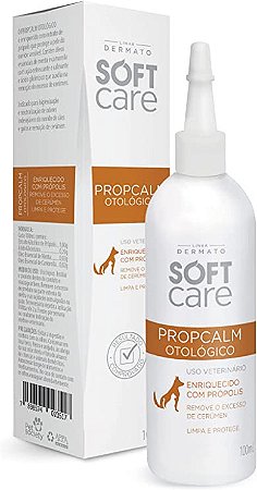 Limpeza Auricular com Própolis Propcalm Otológico Soft Care 100 ml