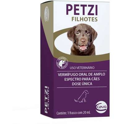 Vermífugo Ceva Petzi Plus Suspensão - 20 mL