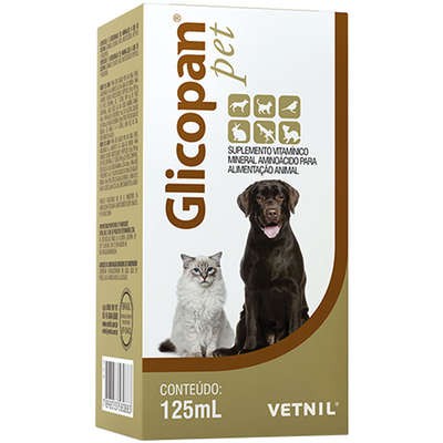 Suplemento Vitamínico Vetnil Glicopan Pet em Gotas