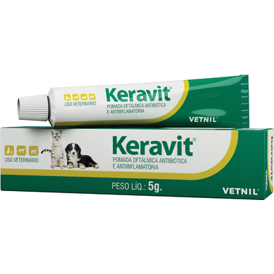 Pomada Oftalmologica Keravit Vetnil - 5 g