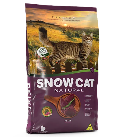 Ração Snow Cat Sabor Peixe - 25kg