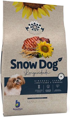 Ração Seca Snow Dog Flores Longevidade para Cães Adultos Porte Pequeno
