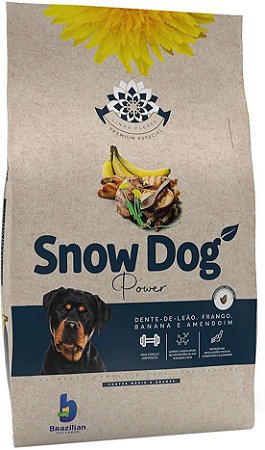 Ração Seca Snow Dog Flores Power para Cães Adultos Porte Médio e Grande