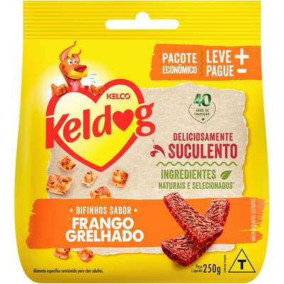 Bifinho Keldog para Cães Sabor Frango Grelhado