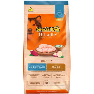 Ração Special Dog Ultralife Light para Cães de Raças Médias e Grandes